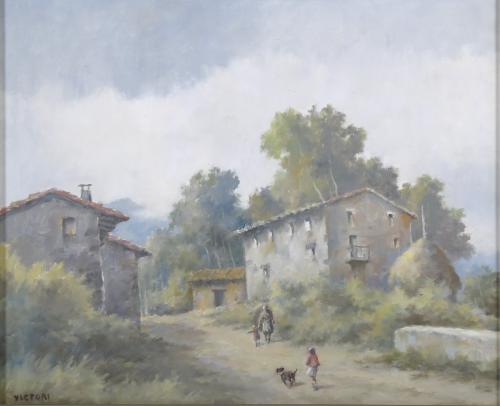 LLUÍS VICTORI ELIAS (1906-1982).  "LANDSCAPE".