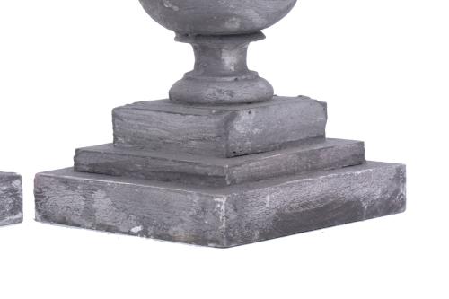 PAIR OF TORCH HOLDERS, GUSTAVIAN STYLE, 20TH CENTURY.