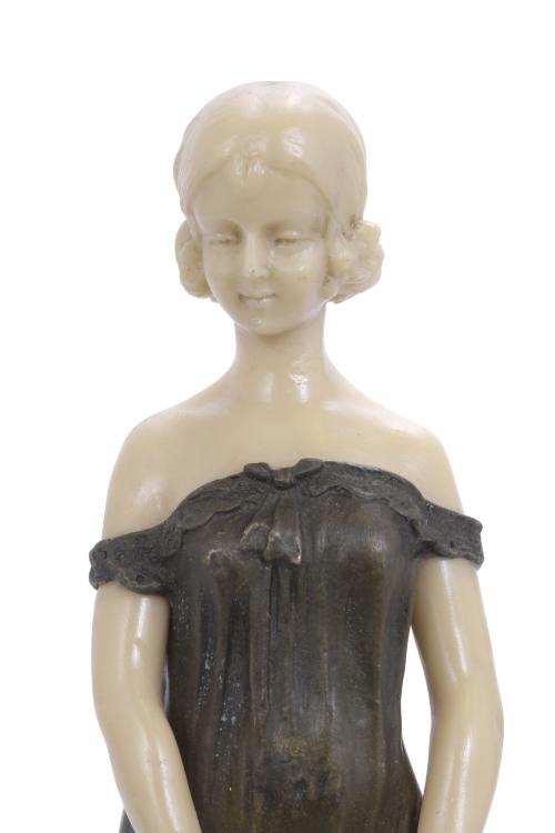 "INNOCENCE" FIGURE, AFTER MODELS BY D. H. CHIPARUS.