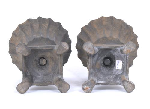 TWO MEDICI GOBLETS IN IRON.