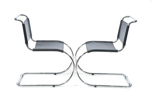 LUDWIG MIES VAN DER ROHE (1886-1969) FOUR MODEL S533 CHAIRS.