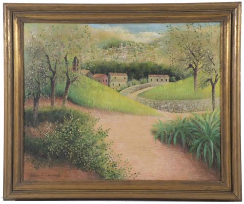 OLGA SACHAROFF (1889-1967) "PAISAJE".