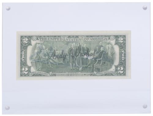 ATTRIBUTED TO ANDREW WARHOL (1928-1987). AMERICAN TWO-DOLLA