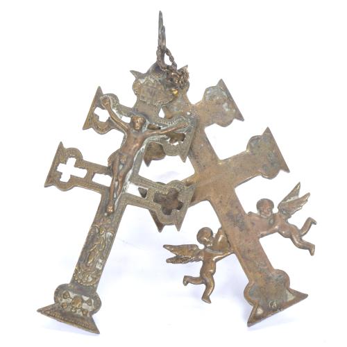 DOUBLE CROSS OF CARAVACA, LATE 18TH CENTURY-EARLY 19TH CENT