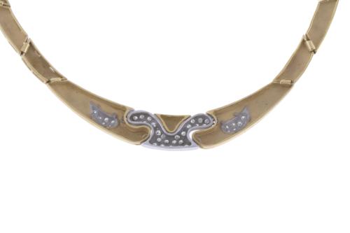 COLLAR GARGANTILLA CON DIAMANTES. 