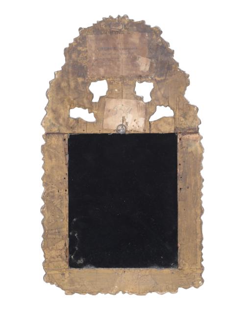 SMALL FRENCH MIRROR, LOUIS XIII STYLE. CIRCA 1870.