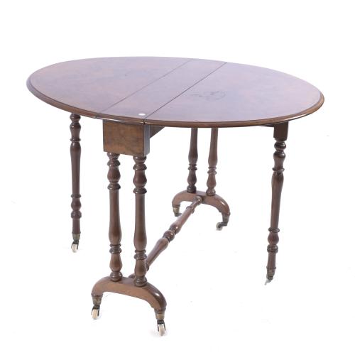 EDWARDIAN FOLDING TABLE.