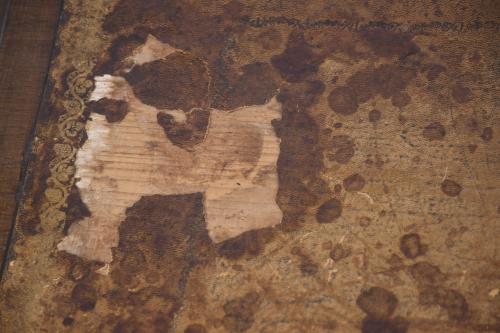 EDWARDIAN OFFICE TABLE.