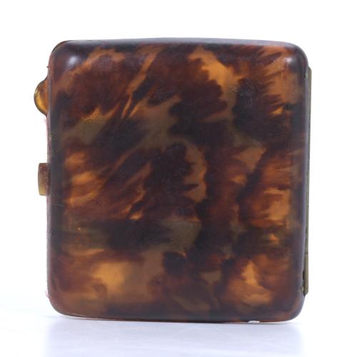 TORTOISESHELL SIMILE CIGARETTE CASE.