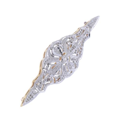 ART NOUVEAU STYLE BROOCH.