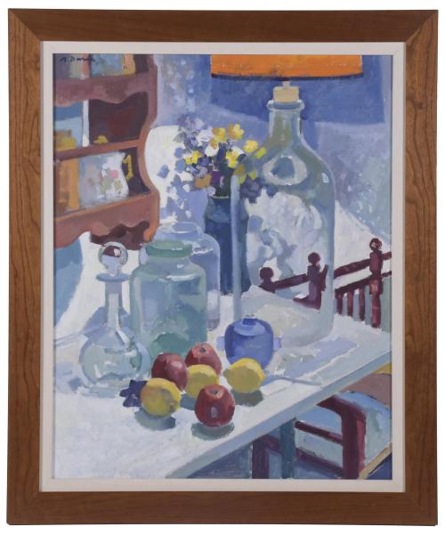 RAFAEL DURÁN BENET (1931-2015). "STILL LIFE WITH GLASS".