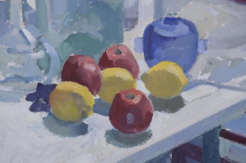 RAFAEL DURÁN BENET (1931-2015). "STILL LIFE WITH GLASS".