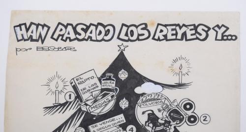 JOSÉ ESCOBAR Y SALIENTE (1908-1994).  "HAN PASADO LOS REYES