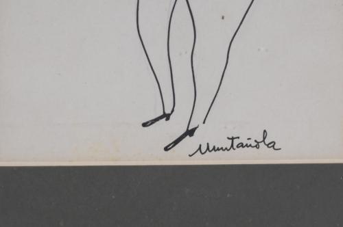 JOAQUIM MUNTAÑOLA  PUIG (1914-2012).  MEN&#39;S CARICATURES. 