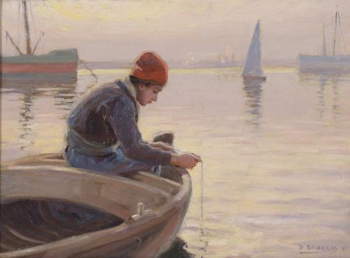 697-DIONÍS BAIXERAS (1862-1943). "PESCADOR"