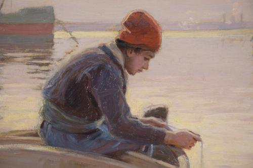 DIONÍS BAIXERAS (1862-1943). "PESCADOR"