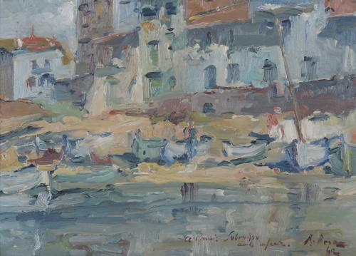 712-RAIMON ROCA RICART (1917-2013). "CALELLA", 1942.