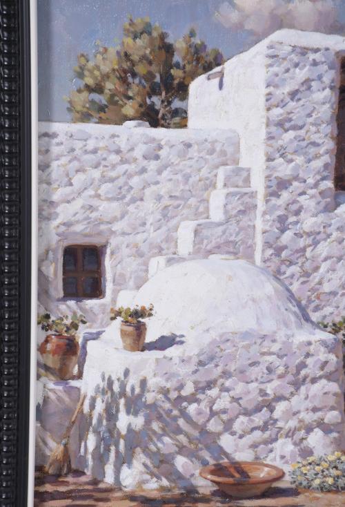 LUIS ZAFRILLA (20TH CENTURY).  "WHITE HOUSE", Ibiza.