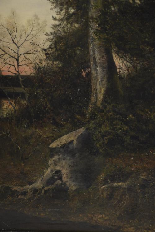 ATTRIB. TO JOHANNES HERMES (1842-1901).  "LANDSCAPE".