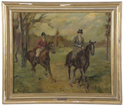 RAFAEL ESTRANY Y ROS (1884-1958). "CABALLOS".