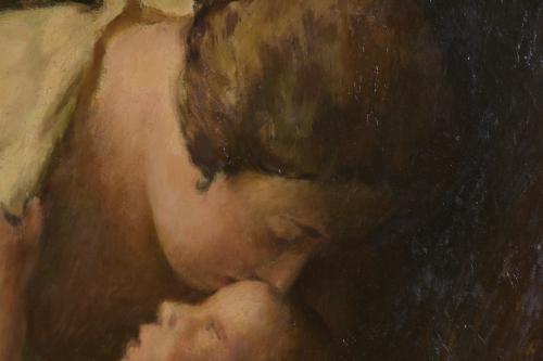 RAFAEL ESTRANY Y ROS (1884-1958). "MATERNITY".