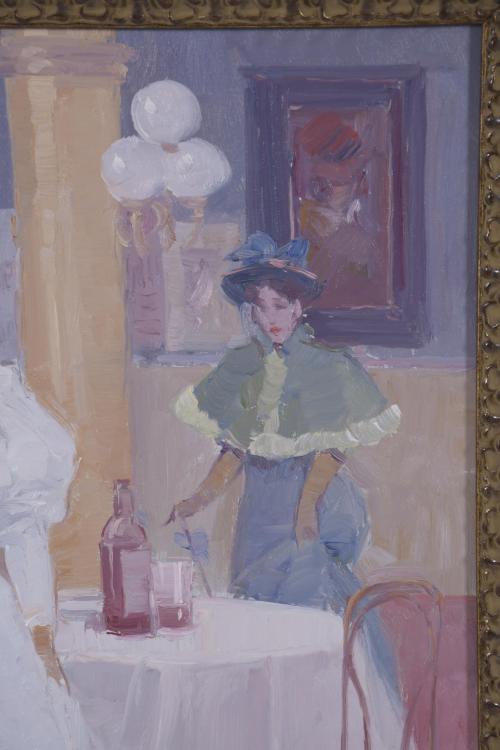 CRUZ LÓPEZ SAGASTA (1951).  "LADY IN WHITE".