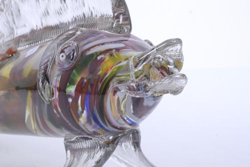 MURANO BLOWN GLASS FISH, 20TH CENTURY.