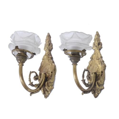 486-PAIR OF NAPOLEON III WALL LAMPS.