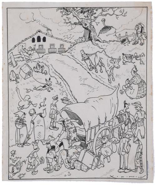 892-JAIME JUEZ “XIRINIUS” (1906-2002). Ilustración.