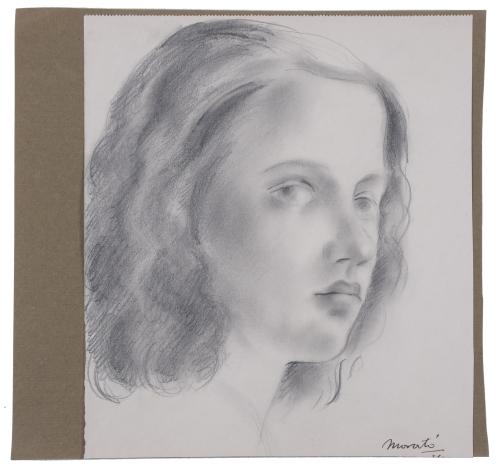 LLUÍS MORATÓ (1903-1963). "RETRATO FEMENINO", 1936.