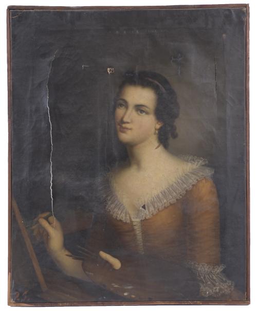 ANTONI FERRAN Y SATAYOL (1786-1857).  "RETRATO DE UNA PINTO