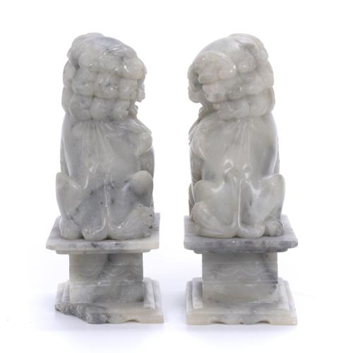 PAIR OF CHINESE FOO LIONS, EARLY 20TH CENTURY.