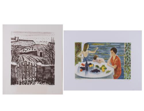 808-RAFAEL DURÁN BENET (1931-2015). Set of 2 lithographs.