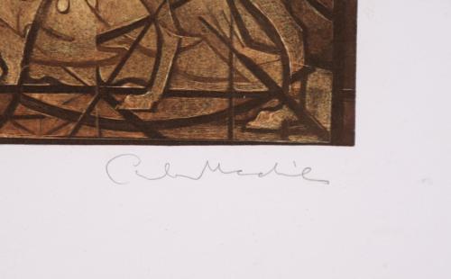 CARLES MADIROLAS  (1934-2007).  Set of 3 lithographs.