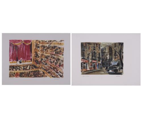 810-ANTONI VIVES FIERRO (1940). Set of 2 lithographs.