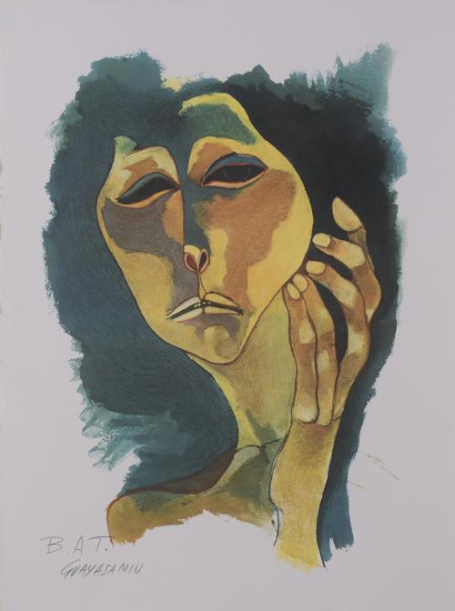 841-OSWALDO GUAYASAMIN (1919-1999). Lithograph.