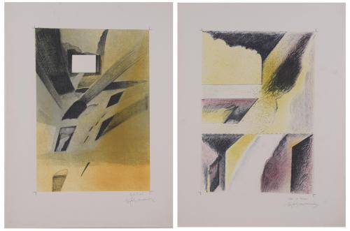 788-ALBERT RÀFOLS-CASAMADA (1923-2009). Set of 2 lithographs.