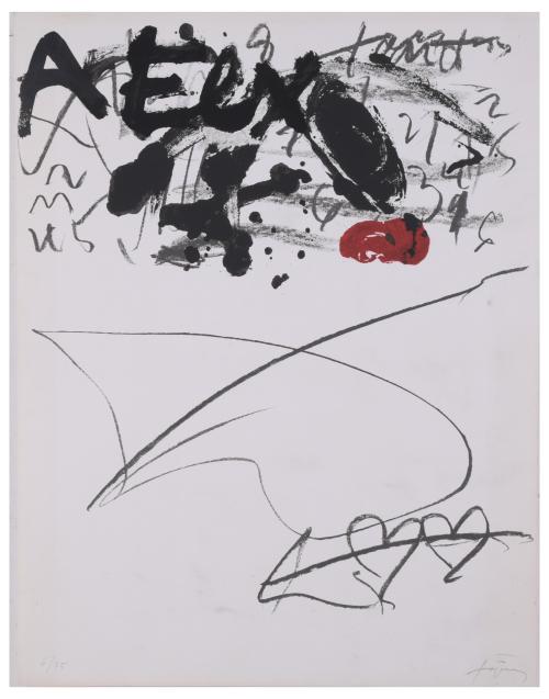 ANTONI TÀPIES (1923-2012). Sin titulo.