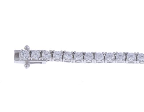 RIVIÉRE BRACELET WITH ZIRCONS