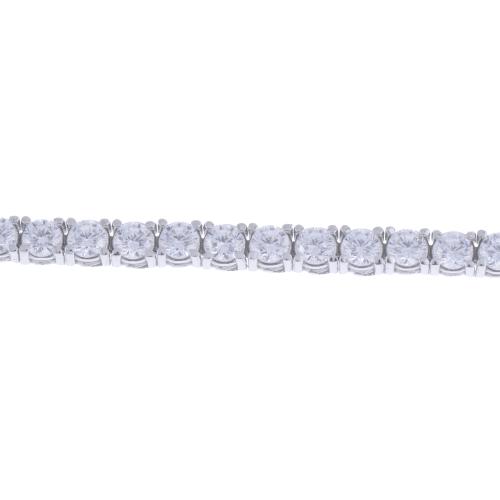 300-GOLD AND ZIRCONS RIVIÉRE BRACELET