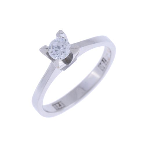 85-SOLITAIRE RING WITH ZIRCON