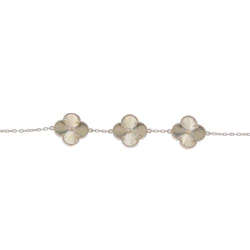 298-BRACELET WITH CLOVERS, AFTER VAN CLEEF'S ALHAMBRA MODELS