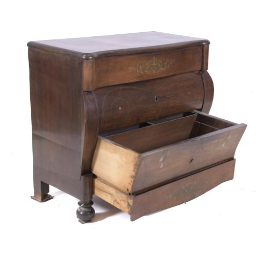 SMALL ELIZABETHAN CHEST OF DRAWERS, 19TH CENTURY. 