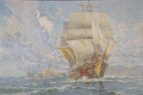 FRANCISCO HERNÁNDEZ MONJO (1862-1937). "SEASCAPE".