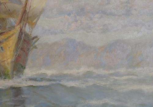 FRANCISCO HERNÁNDEZ MONJO (1862-1937). "SEASCAPE".