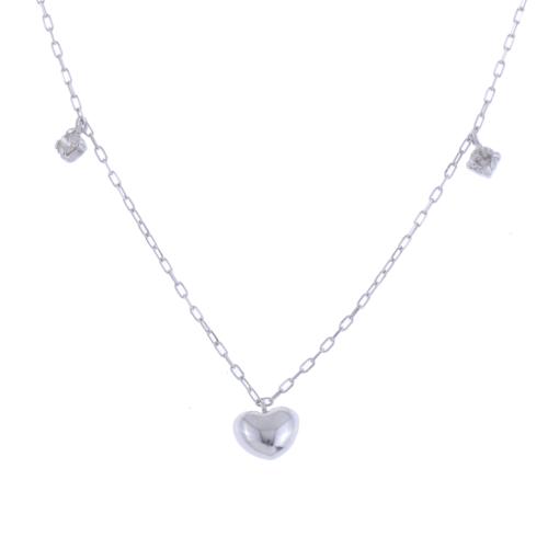 ADJUSTABLE NECKLACE WITH HEARTS