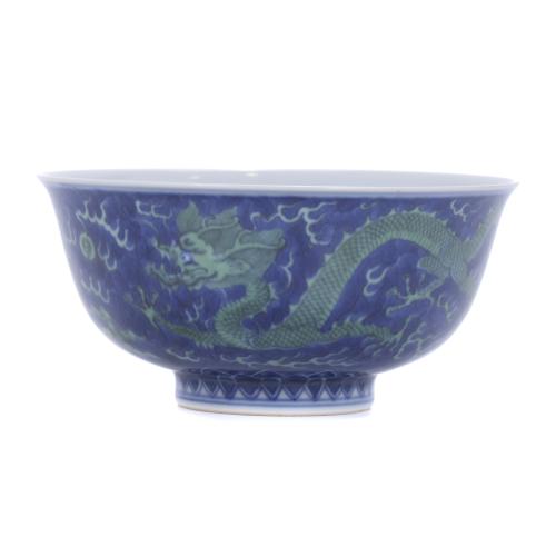 CHINESE BOWL FOR EXPORT, LATE 20TH CENTURY. 