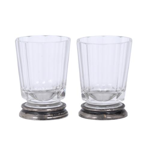 375-MASRIERA I CARRERAS. PAIR OF SMALL GOBLETS, 20TH CENTURY. 