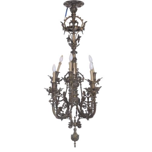 ALPHONSINE CEILING LAMP, 19TH CENTURY