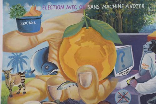 CHÉRI-CHÉRIN (1955).  "ELECTION AVEC OU SANS MACHINE A VOTE